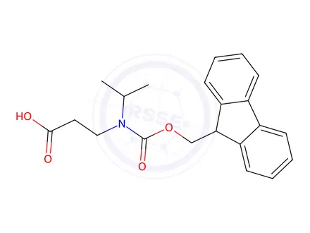 Chemical structure of 3-{[(9h-fluoren-9-ylmethoxy)carbonyl](propan-2-yl)amino}propanoic acid