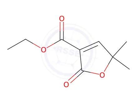 Chemical structure of Ethyl 5,5-dimethyl-2-oxo-2,5-dihydrofuran-3-carboxylate