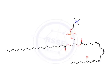 Chemical structure of 1-Stearoyl-2-15(S)-HETE-sn-glycero-3-PC