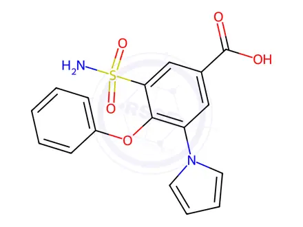 Chemical structure of Piretanide EP Impurity A
