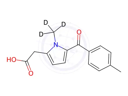 Chemical structure of Tolmetin-d3