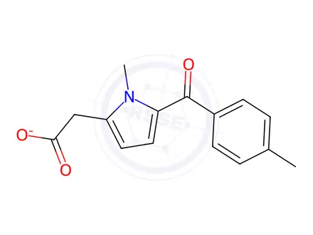 Chemical structure of Tolmetin Sodium Salt Dihydrate