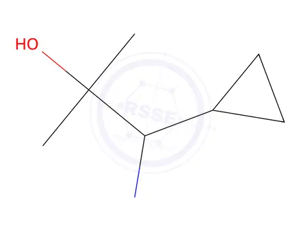 Chemical structure of 1-Amino-1-cyclopropyl-2-methylpropan-2-ol