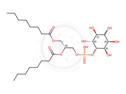 Chemical structure of Phosphatidylinositol diC8 (PI diC8)