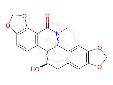 Chemical structure of 6-oxochelidonine
