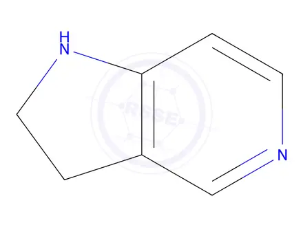 Chemical structure of 2,3-dihydro-1H-pyrrolo[3,2-c]pyridine