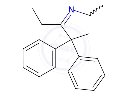 Chemical structure of Methadone Metabolie (EMDP)