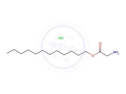 Chemical structure of Dodecyl glycinate hydrochloride