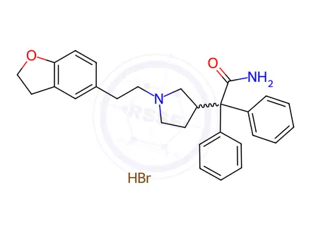 Chemical structure of Darifenacin RaceMic Mixture