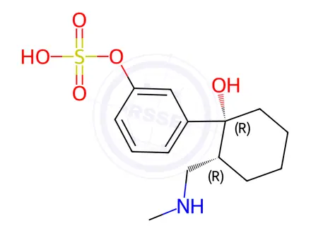 Chemical structure of N,O-Didesmethyl Tramadol O-Sulfate
