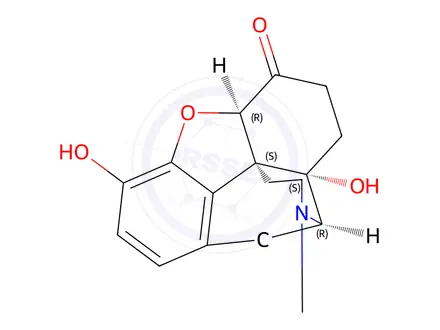 Chemical structure of Oxymorphone CII(Secondary Standards traceble to USP)