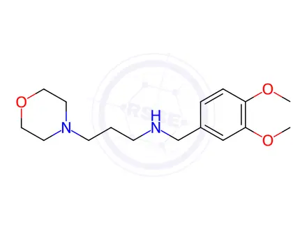 Chemical structure of (3,4-Dimethoxy-benzyl)-(3-morpholin-4-yl-propyl)-amine