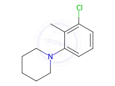 Chemical structure of 1-(3-Chloro-2-methylphenyl)piperidine