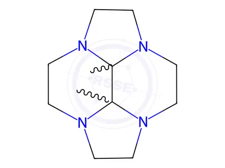 Chemical structure of 2a1,4a1-Dimethyldecahydro-2a,4a,6a,8a-tetraazacyclopenta[fg]acenaphthylene