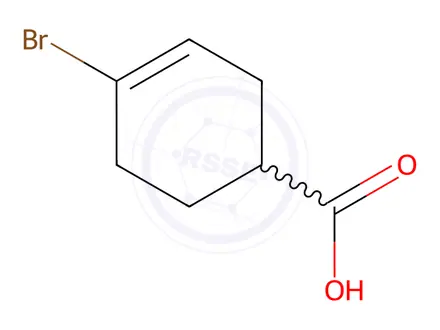 Chemical structure of 4-Bromocyclohex-3-ene-1-carboxylic acid