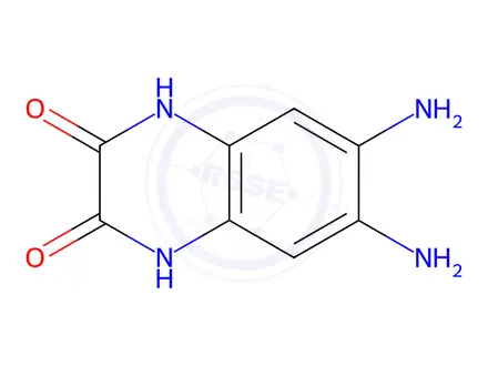 Chemical structure of 6,7-Diaminoquinoxaline-2,3-dione, Dihydrochloride