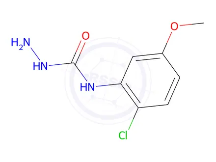 Chemical structure of 3-Amino-1-(2-chloro-5-methoxyphenyl)urea