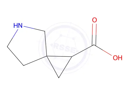 Chemical structure of 5-Azaspiro[2.4]heptane-1-carboxylic acid