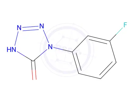 Chemical structure of 1-(3-Fluorophenyl)-4,5-dihydro-1H-1,2,3,4-tetrazol-5-one