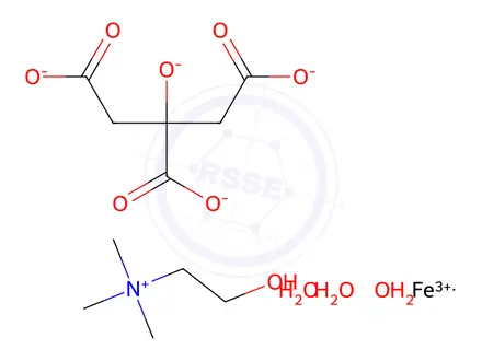 Chemical structure of CHOLINE CITRATE