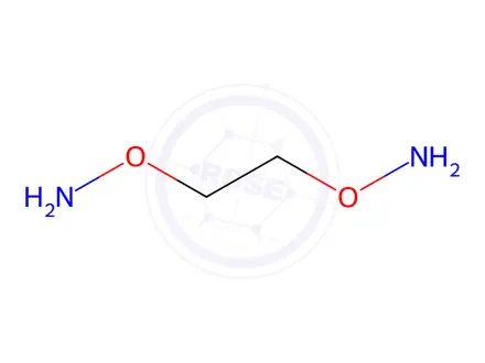 Chemical structure of 1,2-bis(aminooxy)ethane dihydrochloride