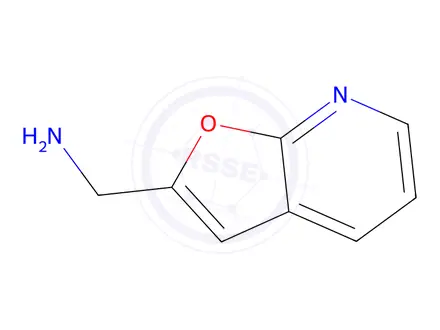 Chemical structure of Furo[2,3-b]pyridine-2-methanamine (9CI)