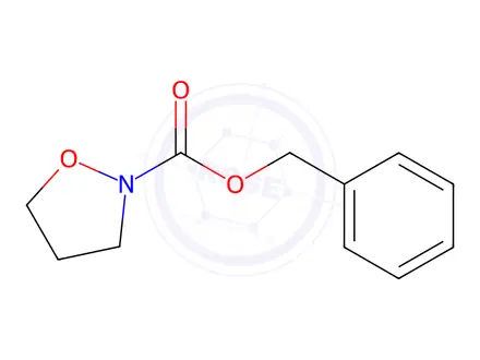 Chemical structure of benzyl 1,2-oxazolidine-2-carboxylate