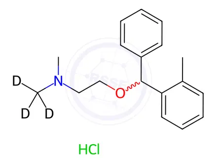 Chemical structure of Orphenadrine-d3 Hydrochloride