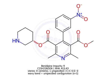 Chemical structure of Benidipine Impurity 108