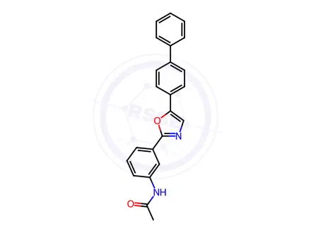 Chemical structure of N-(3-(5-([1,1'-Biphenyl]-4-yl)oxazol-2-yl)phenyl)acetamide