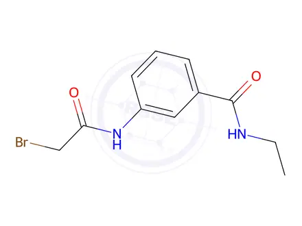 Chemical structure of 3-[(2-Bromoacetyl)amino]-N-ethylbenzamide