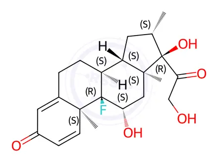 Chemical structure of Betamethasone