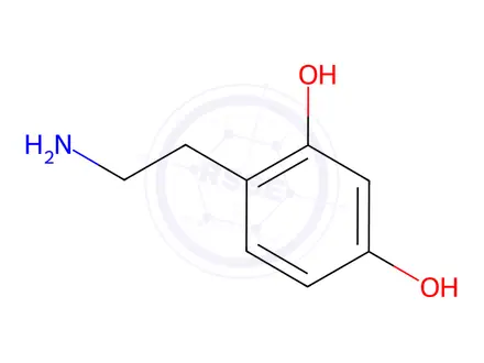Chemical structure of 4-(2-aminoethyl)benzene-1,3-diol