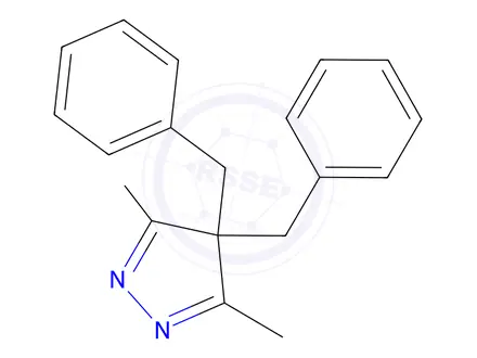 Chemical structure of 4,4-Dibenzyl-3,5-dimethyl-4H-pyrazole