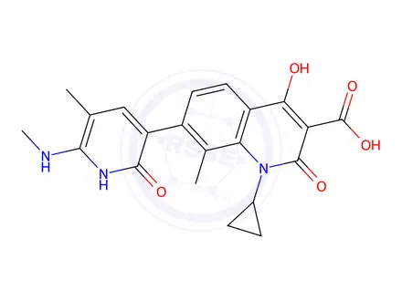 Chemical structure of Ozenoxacin Impurity 81