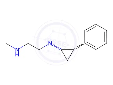 Chemical structure of N1,N2-dimethyl-N1-(2-phenylcyclopropyl)ethane-1,2-diamine