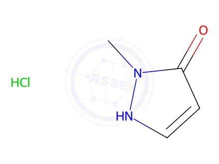Chemical structure of 1-Methyl-1h-pyrazol-5-ol hydrochloride