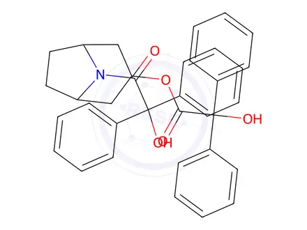 Chemical structure of Trospium Impurity 22