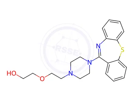 Chemical structure of Quetiapine