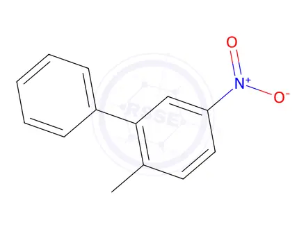 Chemical structure of 4-Nitro-2-phenyltoluene