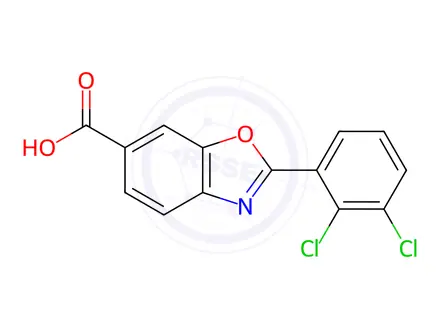 Chemical structure of Tafamidis Impurity 34