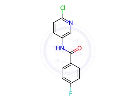 Chemical structure of N-(6-Chloropyridin-3-yl)-4-fluorobenzamide