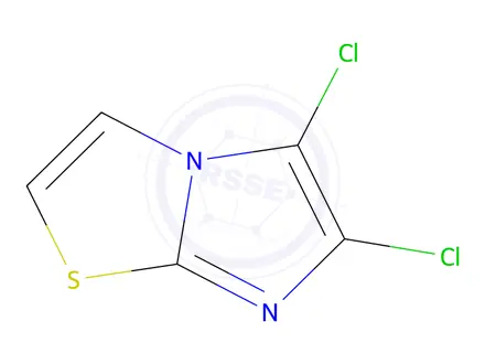 Chemical structure of 5,6-dichloroimidazo[2,1-b][1,3]thiazole