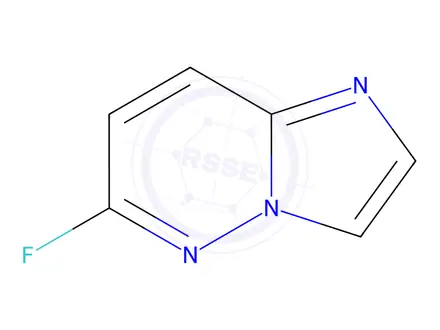 Chemical structure of 6-Fluoro-imidazo[1,2-b]pyridazine