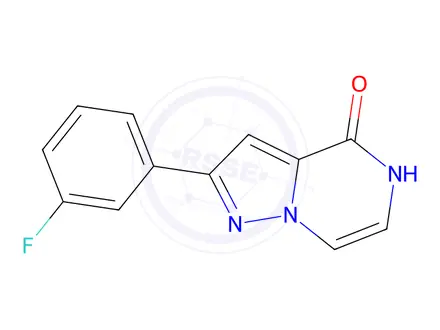 Chemical structure of 2-(3-Fluorophenyl)pyrazolo[1,5-a]pyrazin-4(5H)-one