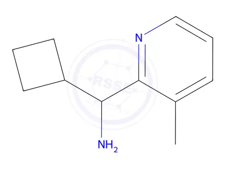 Chemical structure of Cyclobutyl(3-methylpyridin-2-yl)methanamine