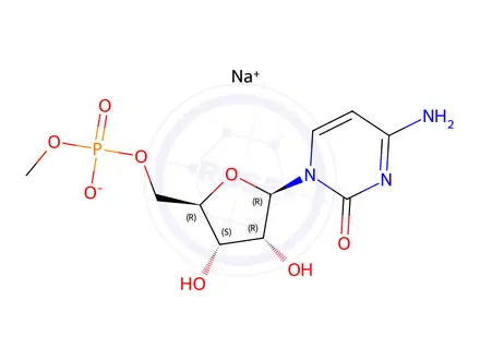 Chemical structure of Cytidine Monophosphate Methyl Ester Sodium Salt