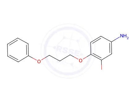 Chemical structure of 3-Methoxy-4-(3-phenoxypropoxy)aniline