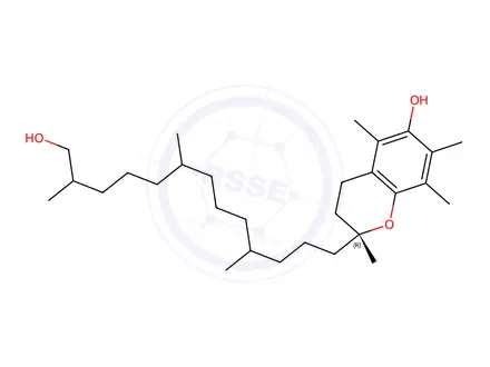 Chemical structure of Vitamin E Impurity 9