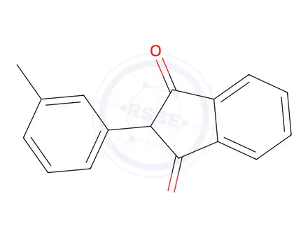 Chemical structure of 2-(m-Tolyl)-1H-indene-1,3(2H)-dione